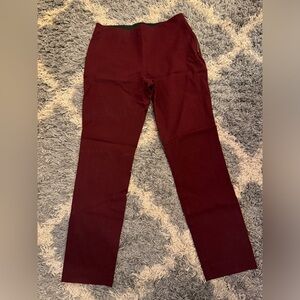 A New Day Women's Size 4 High Rise Skinny Ankle Dress Pants Red
